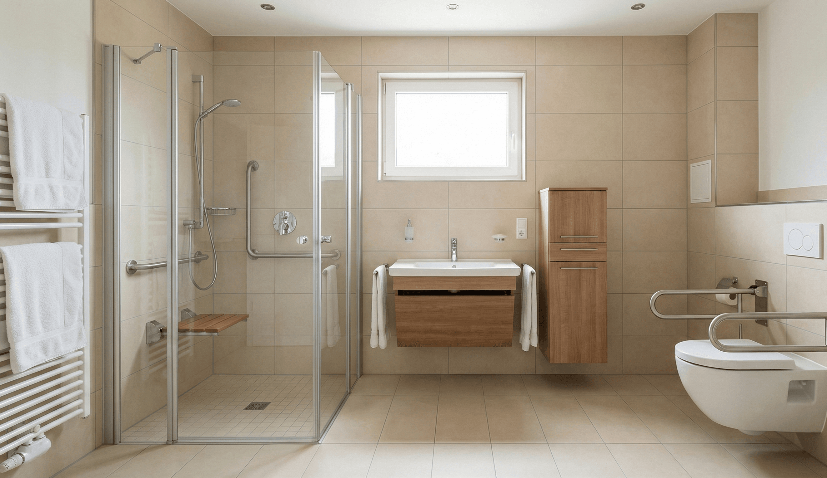 Barrierefreies Badezimmer Beispiel 3