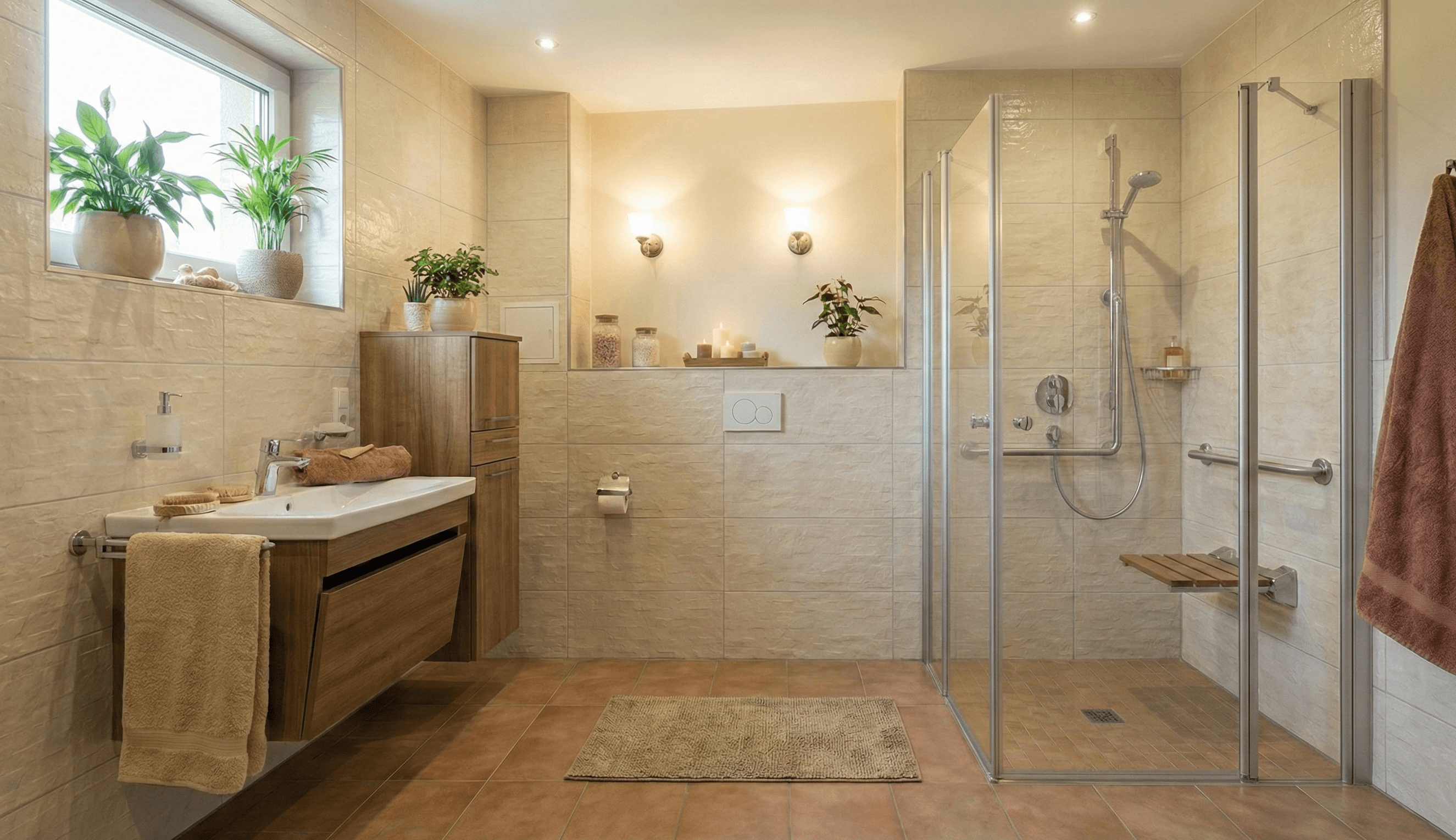 Barrierefreies Badezimmer Beispiel 6